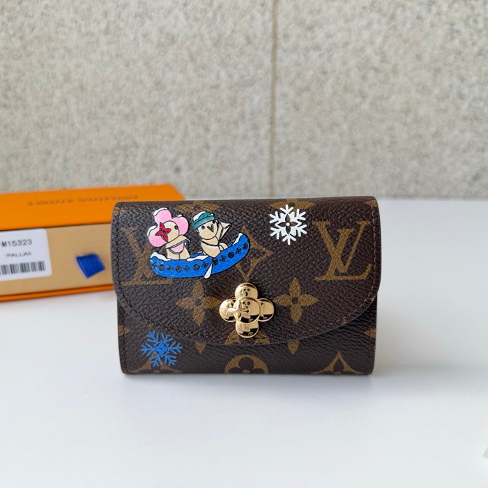 LOUIS VUITTON ロザリー コインパース モノグラム キャンバス レディース 11×8×2.5cm LOUIS VUITTON ロザリー コインパース モノグラム キャンバス レディース 11×8×2.5cm