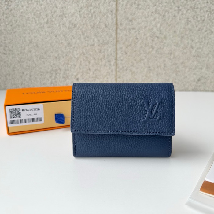 LOUIS VUITTON ヴィクトリーヌ ウォレット LVアエログラム レザー メンズ 5×9×2.5cm LOUIS VUITTON ヴィクトリーヌ ウォレット LVアエログラム レザー メンズ 5×9×2.5cm