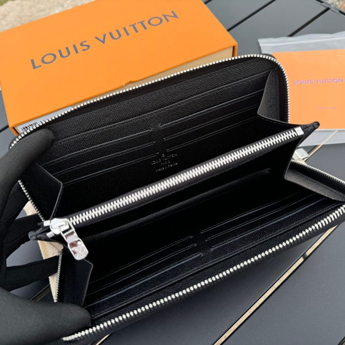 LOUIS VUITTON ジッピー ウォレット タイガレザー メンズ 21×10×2.5cm