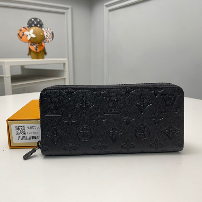 LOUIS VUITTON ジッピー ウォレット モノグラム シャドウ レザー メンズ 21×10×2.5cm LOUIS VUITTON ジッピー ウォレット モノグラム シャドウ レザー メンズ 21×10×2.5cm
