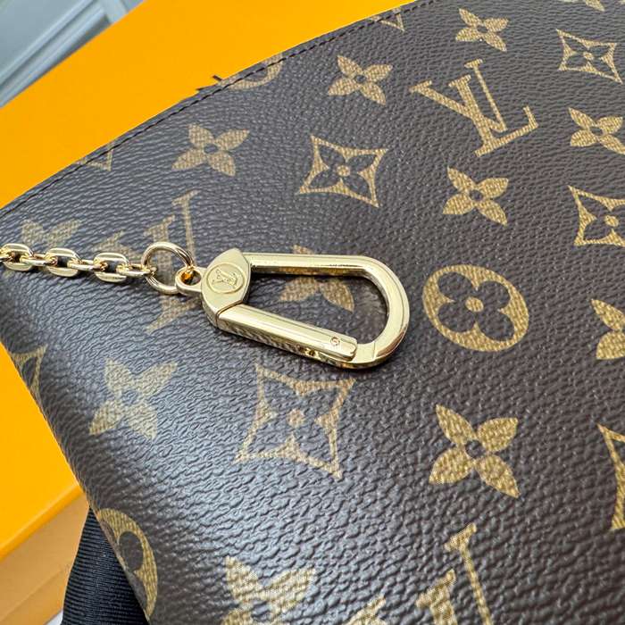 LOUIS VUITTON ポシェット クレ ラージ モノグラム キャンバス レディース 33×24×1cm