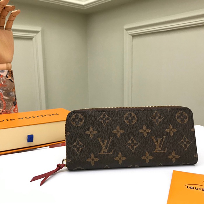 LOUIS VUITTON クレマンス ウォレット モノグラム キャンバス レディース 19×9cm LOUIS VUITTON クレマンス ウォレット モノグラム キャンバス レディース 19×9cm