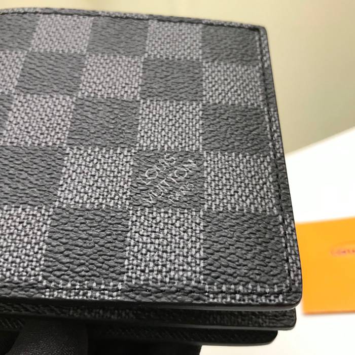 LOUIS VUITTON アメリゴ ウォレット ダミエ グラフィット メンズ 11.5×9.5cm