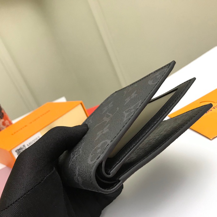 LOUIS VUITTON アメリゴ ウォレット モノグラム エクリプス メンズ 11.5×9.5cm