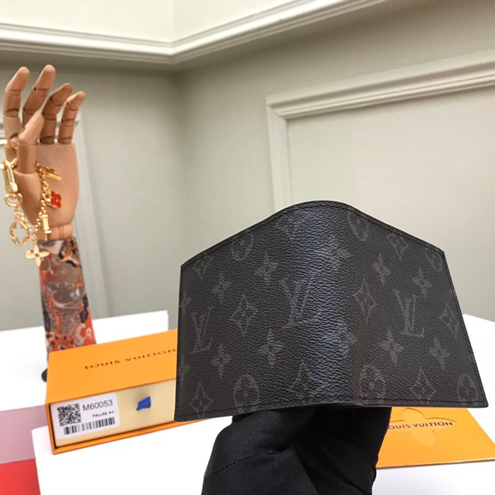 LOUIS VUITTON アメリゴ ウォレット モノグラム エクリプス メンズ 11.5×9.5cm