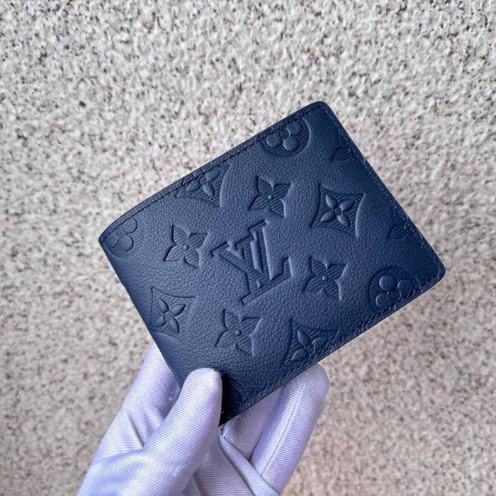 LOUIS VUITTON ポルトフォイユ ミュルティプル カーフレザー メンズ 11.5×9×1.5cm