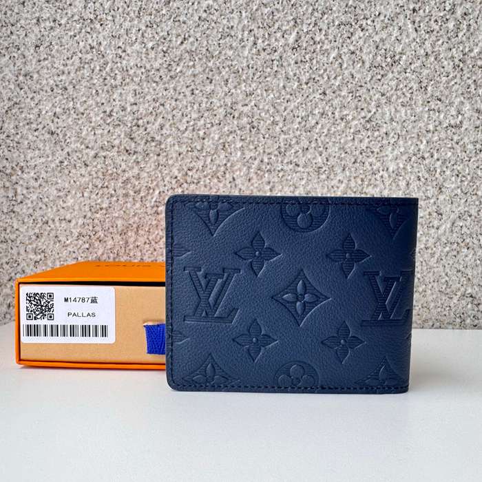 LOUIS VUITTON ポルトフォイユ ミュルティプル カーフレザー メンズ 11.5×9×1.5cm