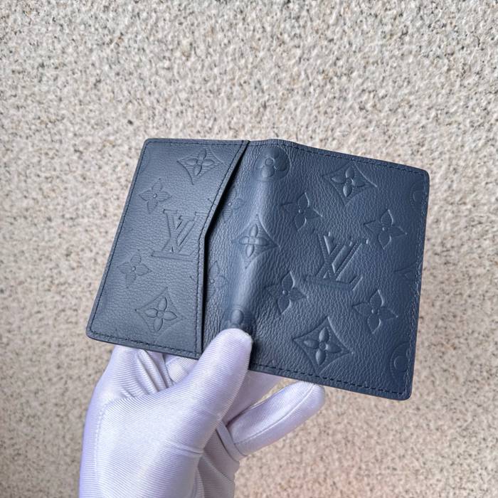 LOUIS VUITTON オーガナイザー ド ポッシュ カーフレザー メンズ 7.5×11.1×1cm