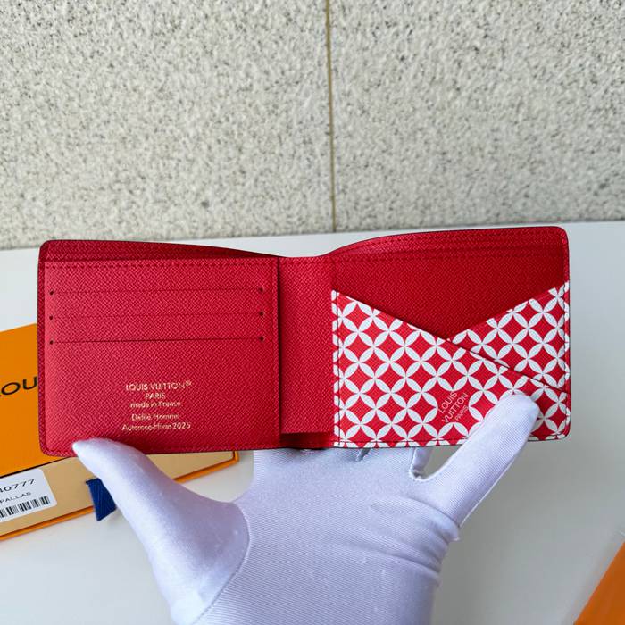 LOUIS VUITTON コンパクトウォレット ダミエ エベンヌ メンズ 11.5×9×1.5cm