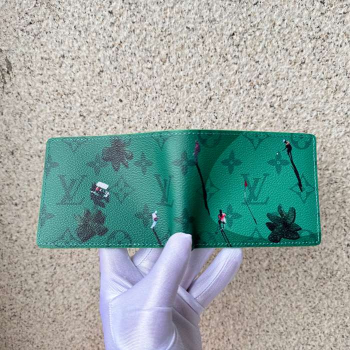 LOUIS VUITTON スレンダー ウォレット モノグラム キャンバス メンズ 11×8.5×2cm
