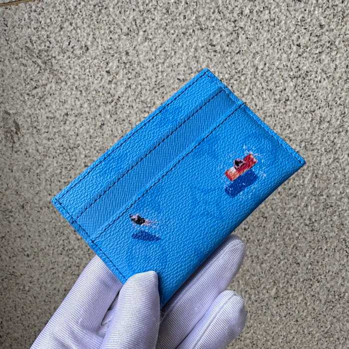 LOUIS VUITTON ダブルカードケース モノグラム キャンバス メンズ 11×7×1.5cm