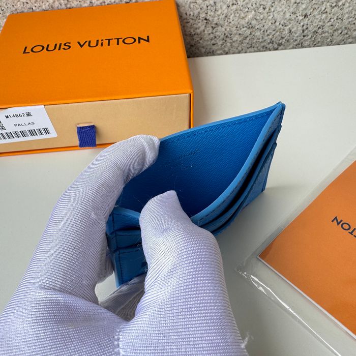 LOUIS VUITTON ダブルカードケース モノグラム キャンバス メンズ 11×7×1.5cm