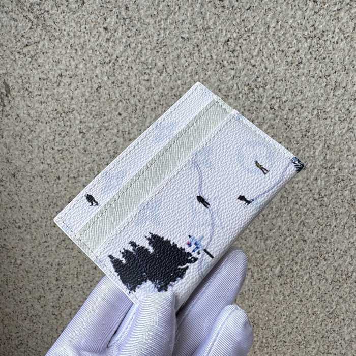 LOUIS VUITTON ダブルカードケース モノグラム キャンバス メンズ 11×7×1.5cm