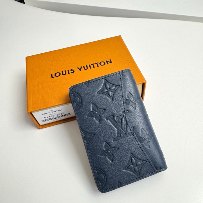 LOUIS VUITTON ポケット オーガナイザー モノグラム シャドウ レザー メンズ 11×7.5cm