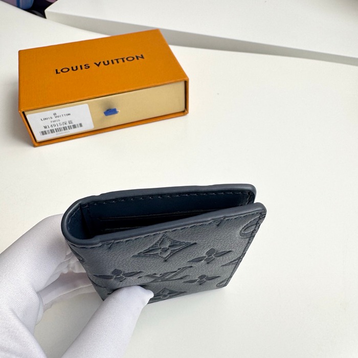 LOUIS VUITTON ポケット オーガナイザー モノグラム シャドウ レザー メンズ 11×7.5cm