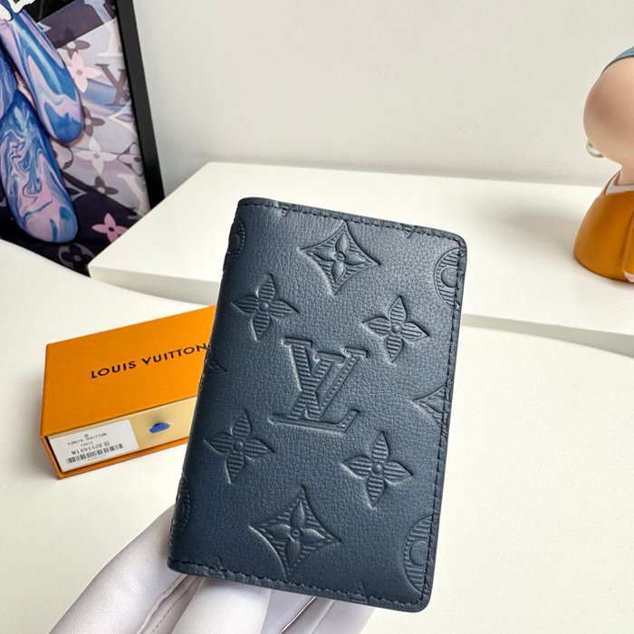 LOUIS VUITTON ポケット オーガナイザー モノグラム シャドウ レザー メンズ 11×7.5cm