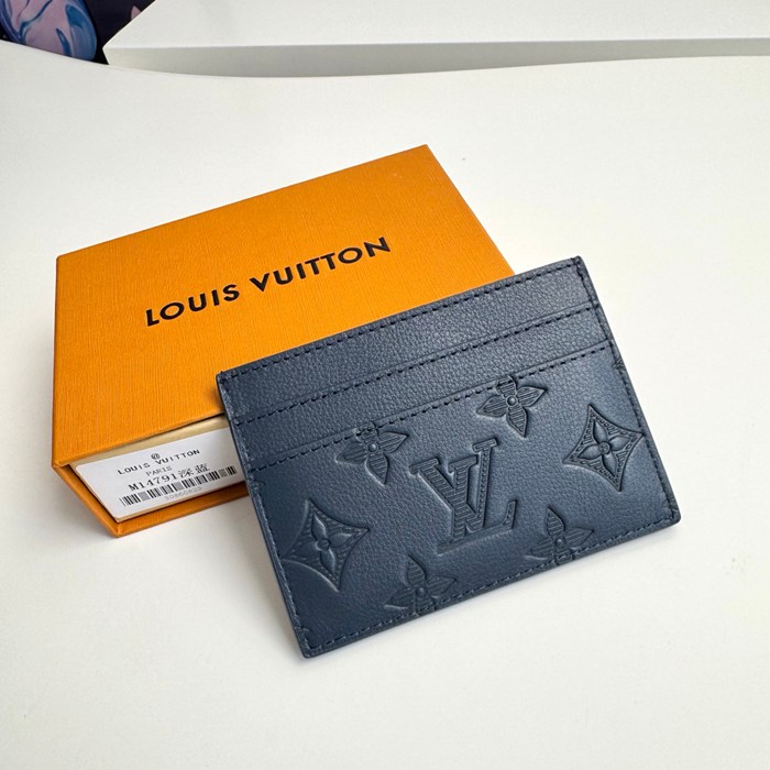 LOUIS VUITTON カードケース モノグラム シャドウ レザー メンズ 11×7×1.5cm