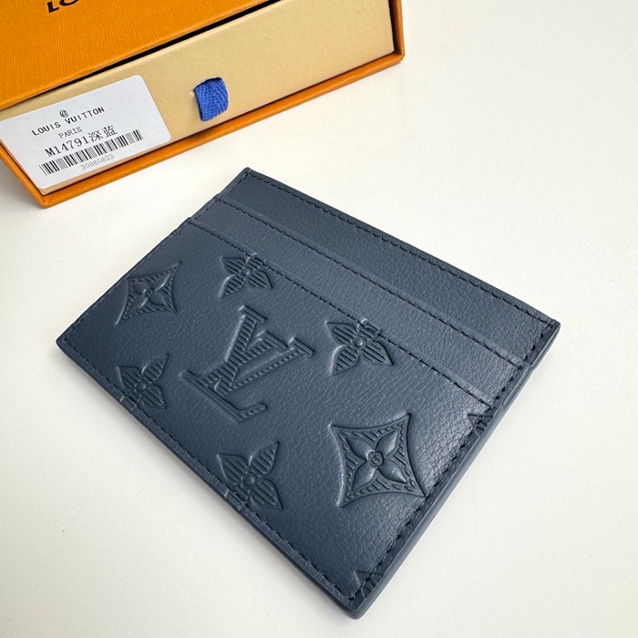 LOUIS VUITTON カードケース モノグラム シャドウ レザー メンズ 11×7×1.5cm