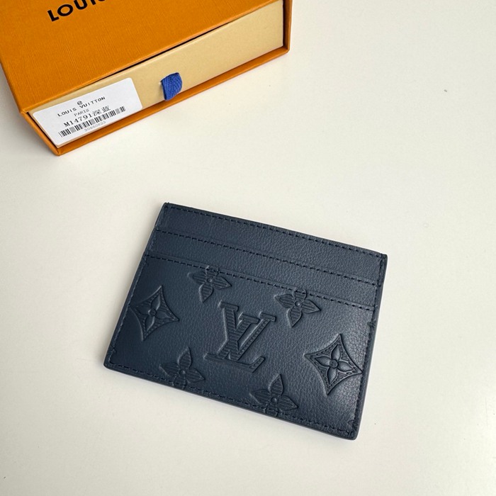 LOUIS VUITTON カードケース モノグラム シャドウ レザー メンズ 11×7×1.5cm