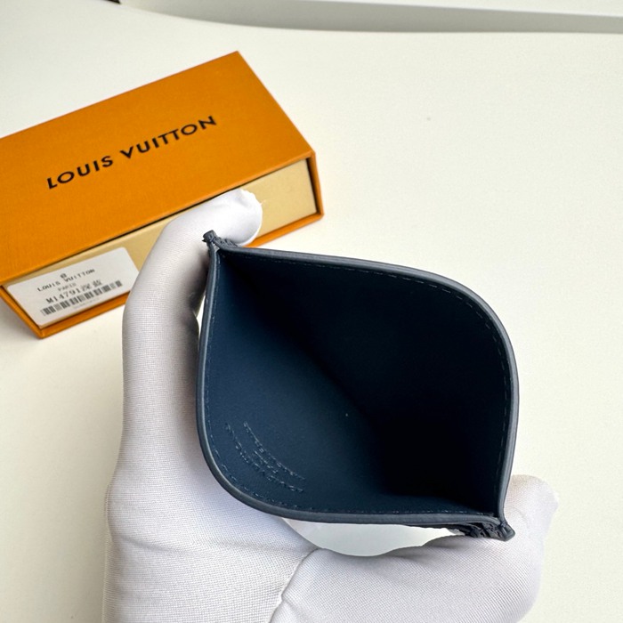 LOUIS VUITTON カードケース モノグラム シャドウ レザー メンズ 11×7×1.5cm