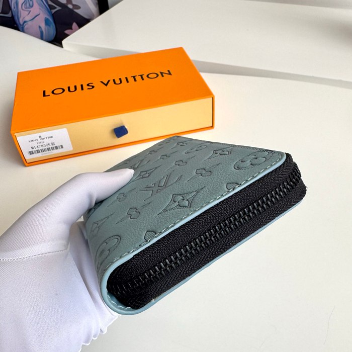 LOUIS VUITTON ジッピー ウォレット モノグラム シャドウ レザー メンズ 20×10×2cm