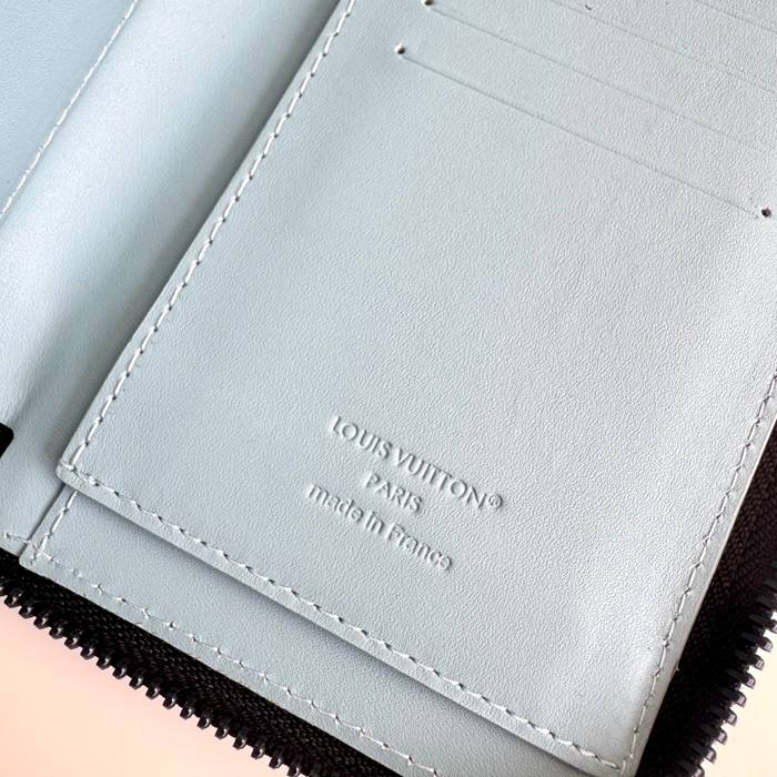 LOUIS VUITTON ジッピー ウォレット モノグラム シャドウ レザー メンズ 20×10×2cm