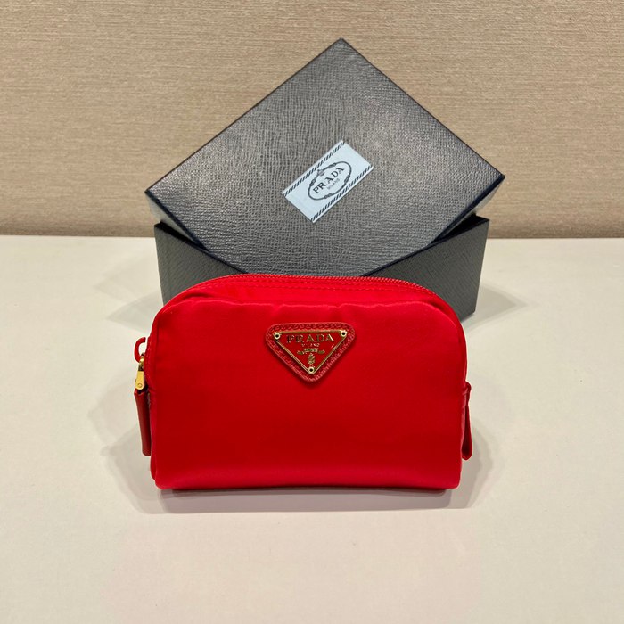 PRADA ミニクラッチ リサイクルナイロン ユニセックス 12×8×3.5cm