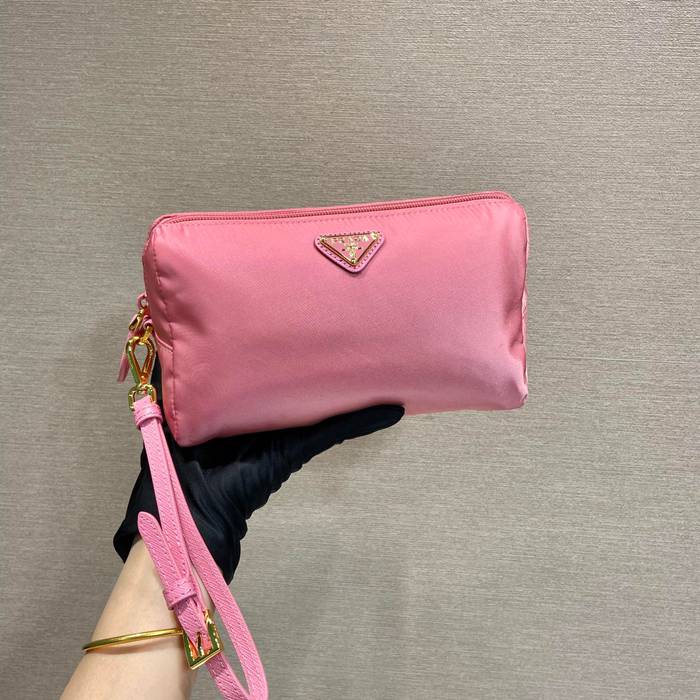 PRADA クラッチバッグ リサイクルナイロン ユニセックス 20×11.5×9cm PRADA クラッチバッグ リサイクルナイロン ユニセックス 20×11.5×9cm