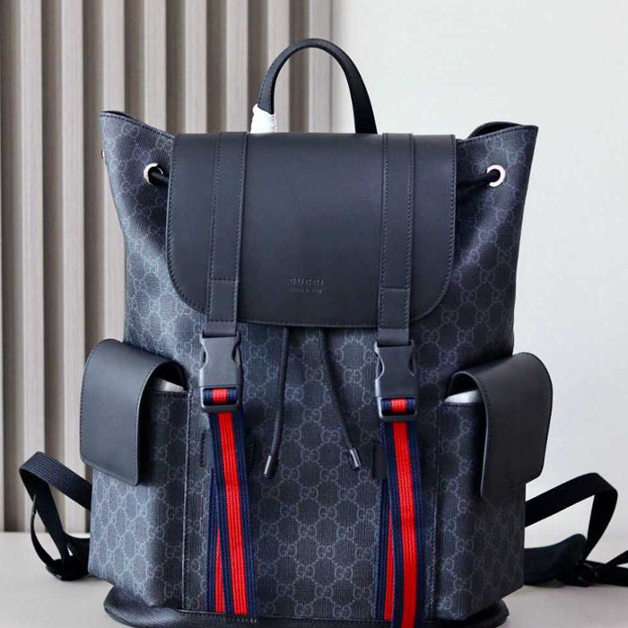 グッチ スタイル メンズ リュック GG柄 サイズ:34×42×16cm グッチ スタイル メンズ リュック GG柄 サイズ:34×42×16cm