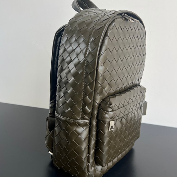 BOTTEGA VENETA スタイル 編み込み レザー リュック ビジネス サイズ:41×25×9cm