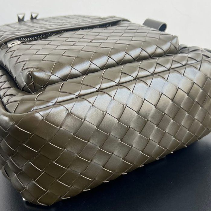 BOTTEGA VENETA スタイル 編み込み レザー リュック ビジネス サイズ:41×25×9cm