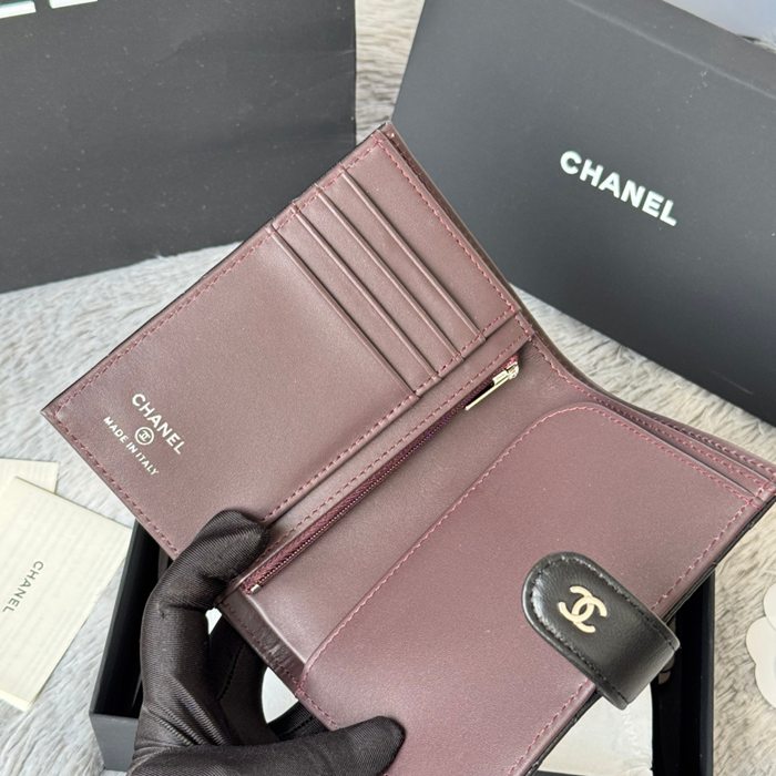 CHANEL AP3196 パスポート&ウォレット 二合一 ラム革 サイズ:15x10cm
