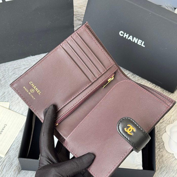 CHANEL AP3196 パスポート&ウォレット 二合一 ラム革 サイズ:15x10cm