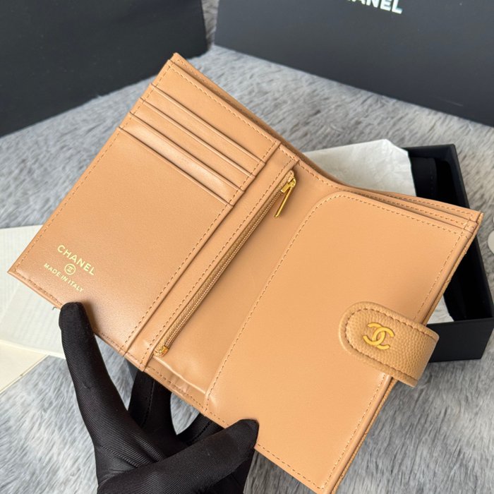 CHANEL AP3196 パスポート&ウォレット 二合一 カヴィア サイズ:15x10cm