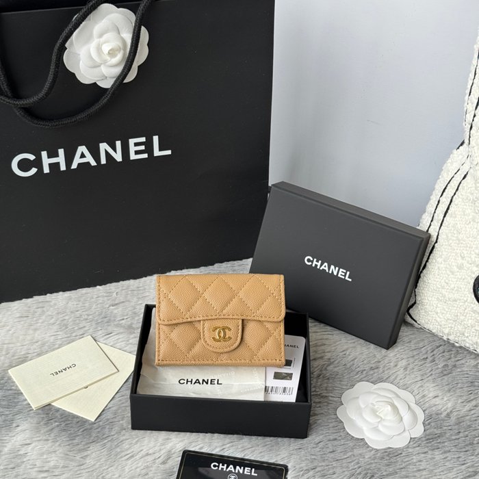 CHANEL AP0230 84401 三つ折り財布 細粒牛皮 サイズ:10.5x7.5cm