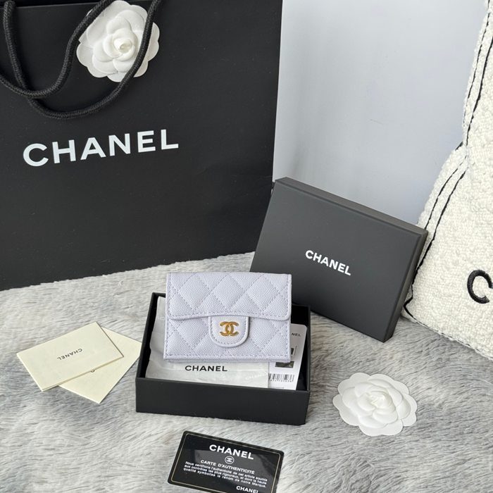 CHANEL AP0230 84401 三つ折り財布 細粒牛皮 サイズ:10.5x7.5cm