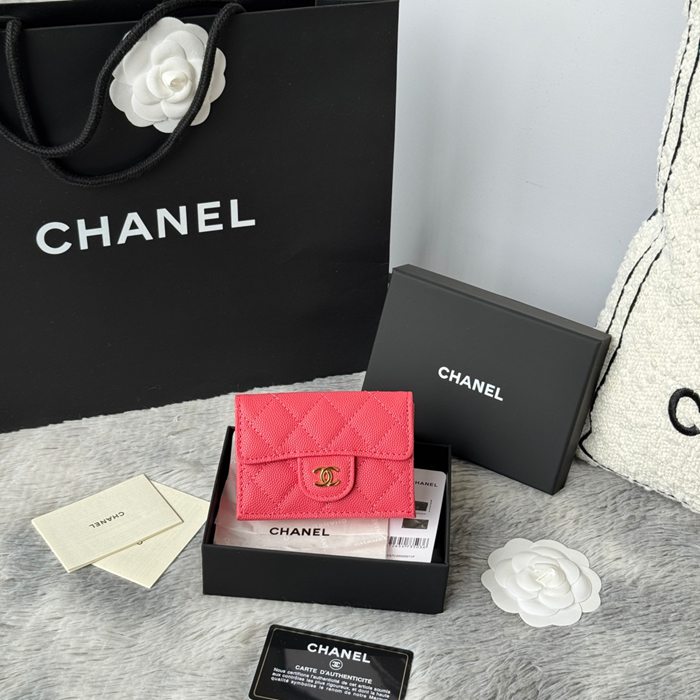 CHANEL AP0230 84401 三つ折り財布 細粒牛皮 サイズ:10.5x7.5cm