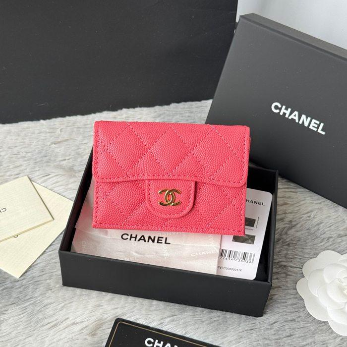 CHANEL AP0230 84401 三つ折り財布 細粒牛皮 サイズ:10.5x7.5cm