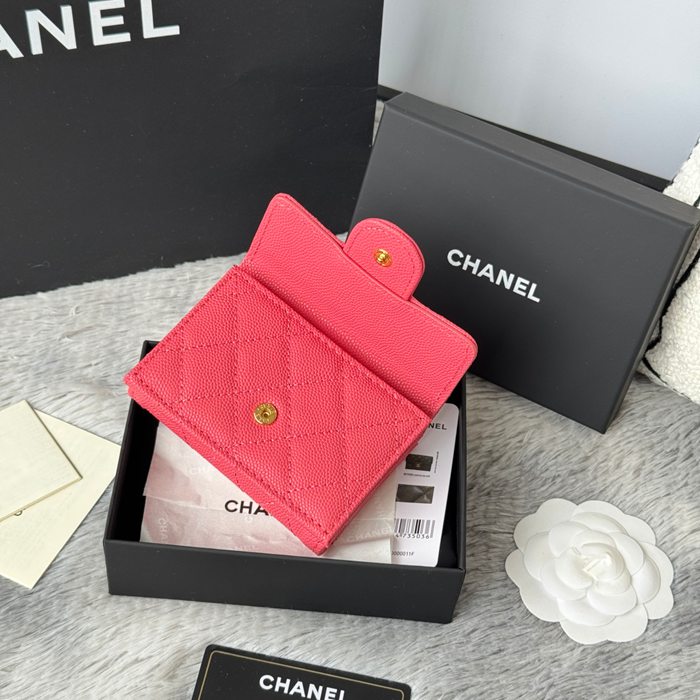 CHANEL AP0230 84401 三つ折り財布 細粒牛皮 サイズ:10.5x7.5cm