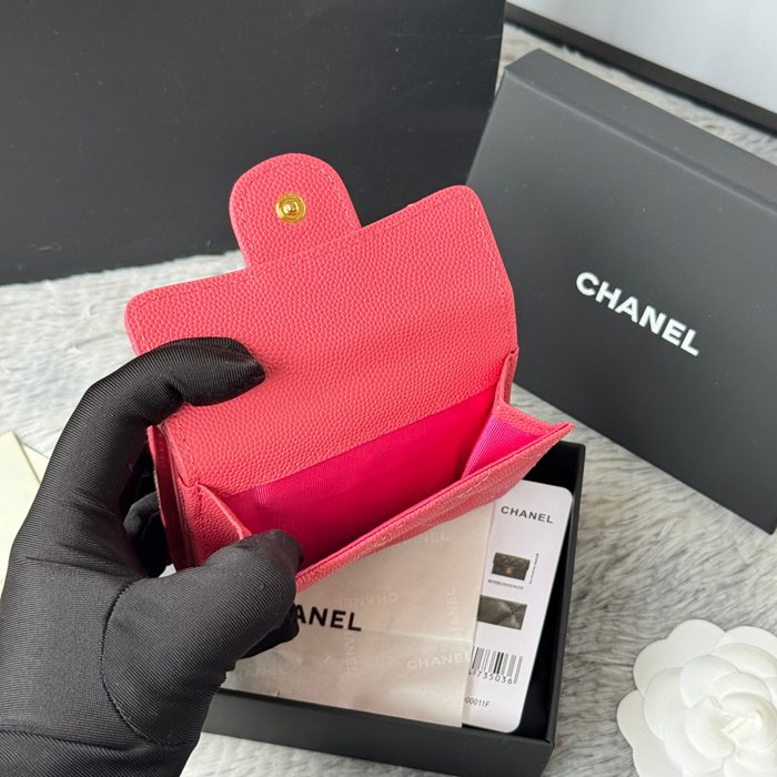 CHANEL AP0230 84401 三つ折り財布 細粒牛皮 サイズ:10.5x7.5cm