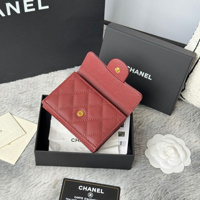 CHANEL AP0230 84401 三つ折り財布 細粒牛皮 サイズ:10.5x7.5cm