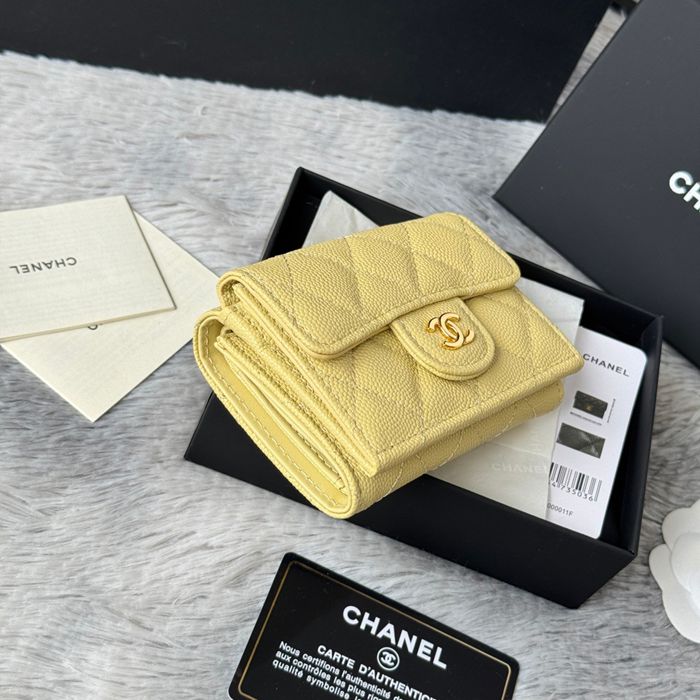 CHANEL AP0230 84401 三つ折り財布 細粒牛皮 サイズ:10.5x7.5cm