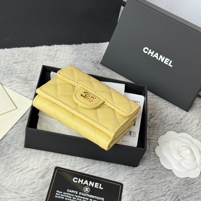 CHANEL AP0230 84401 三つ折り財布 細粒牛皮 サイズ:10.5x7.5cm