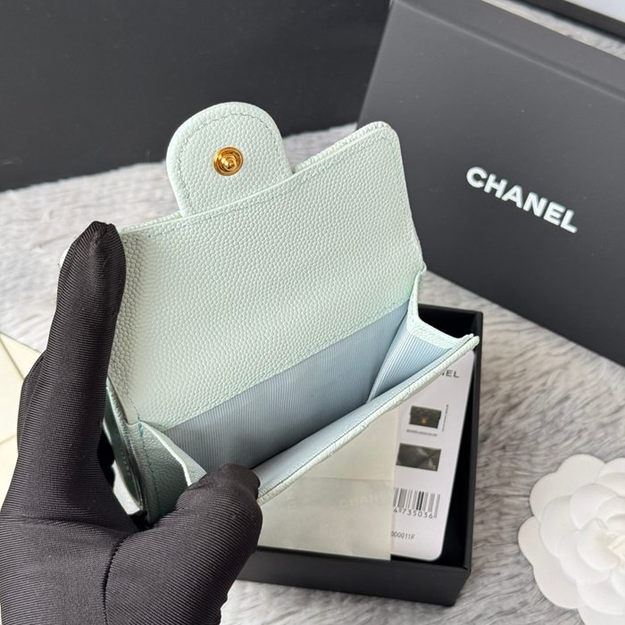 CHANEL AP0230 84401 三つ折り財布 細粒牛皮 サイズ:10.5x7.5cm