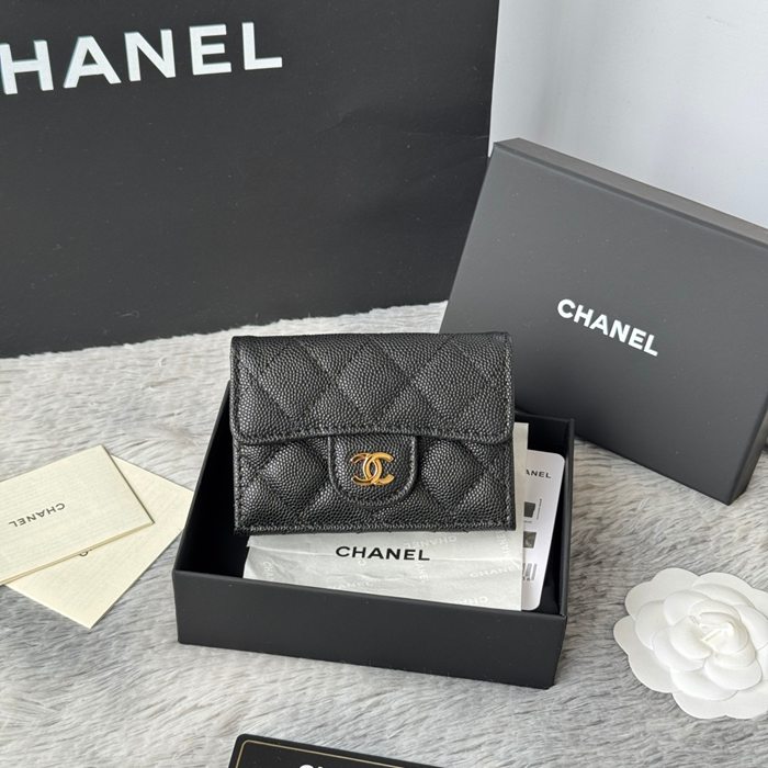 CHANEL AP0230 84401 三つ折り財布 細粒牛皮 サイズ:10.5x7.5cm