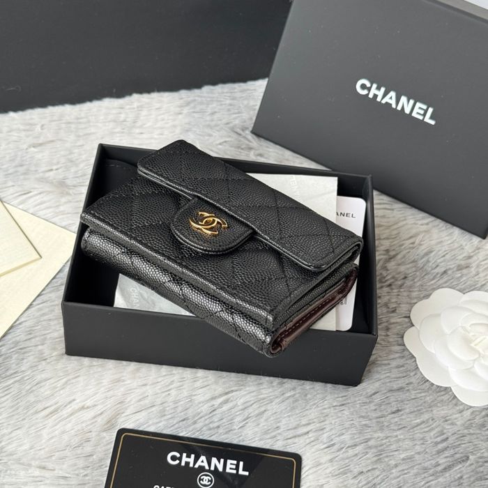 CHANEL AP0230 84401 三つ折り財布 細粒牛皮 サイズ:10.5x7.5cm