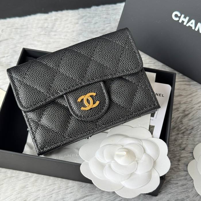 CHANEL AP0230 84401 三つ折り財布 細粒牛皮 サイズ:10.5x7.5cm