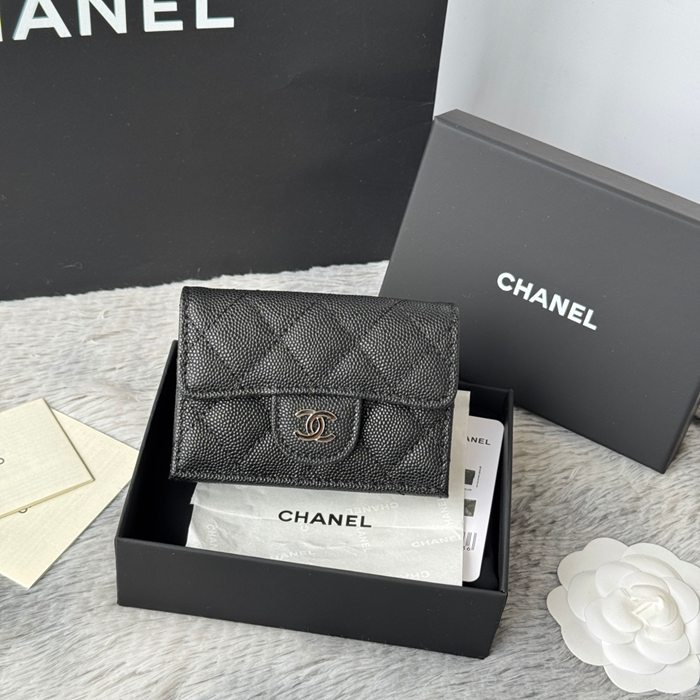 CHANEL AP0230 84401 三つ折り財布 細粒牛皮 サイズ:10.5x7.5cm