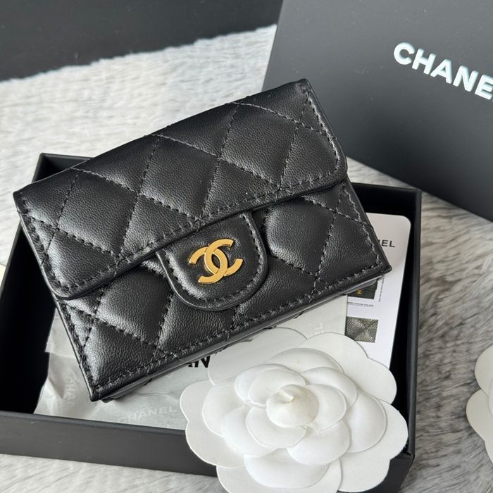 CHANEL AP0230 84401 三つ折り財布 ラム革 サイズ:10.5x7.5cm