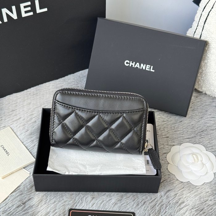 CHANEL 3686 0112 25c ラージジッピー長財布 カヴィア粒革 サイズ:12x8x2cm